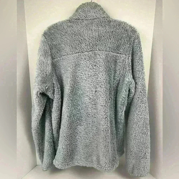 Columbia Women's blue/silver gray color Fleece Full Zip Jacket Size M Casual - Picture 10 of 11